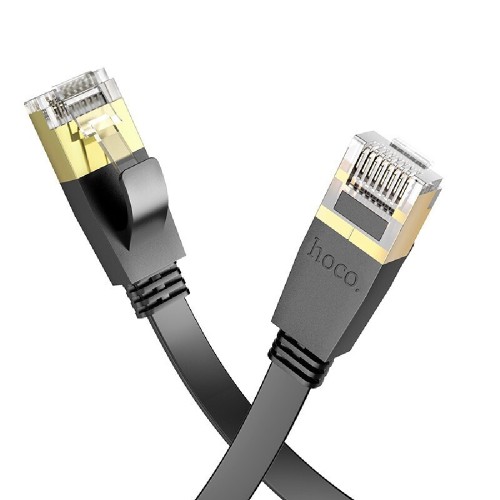 NETWORK CABLE  US07 CAT 6 UTP 1mGBPS BLACK